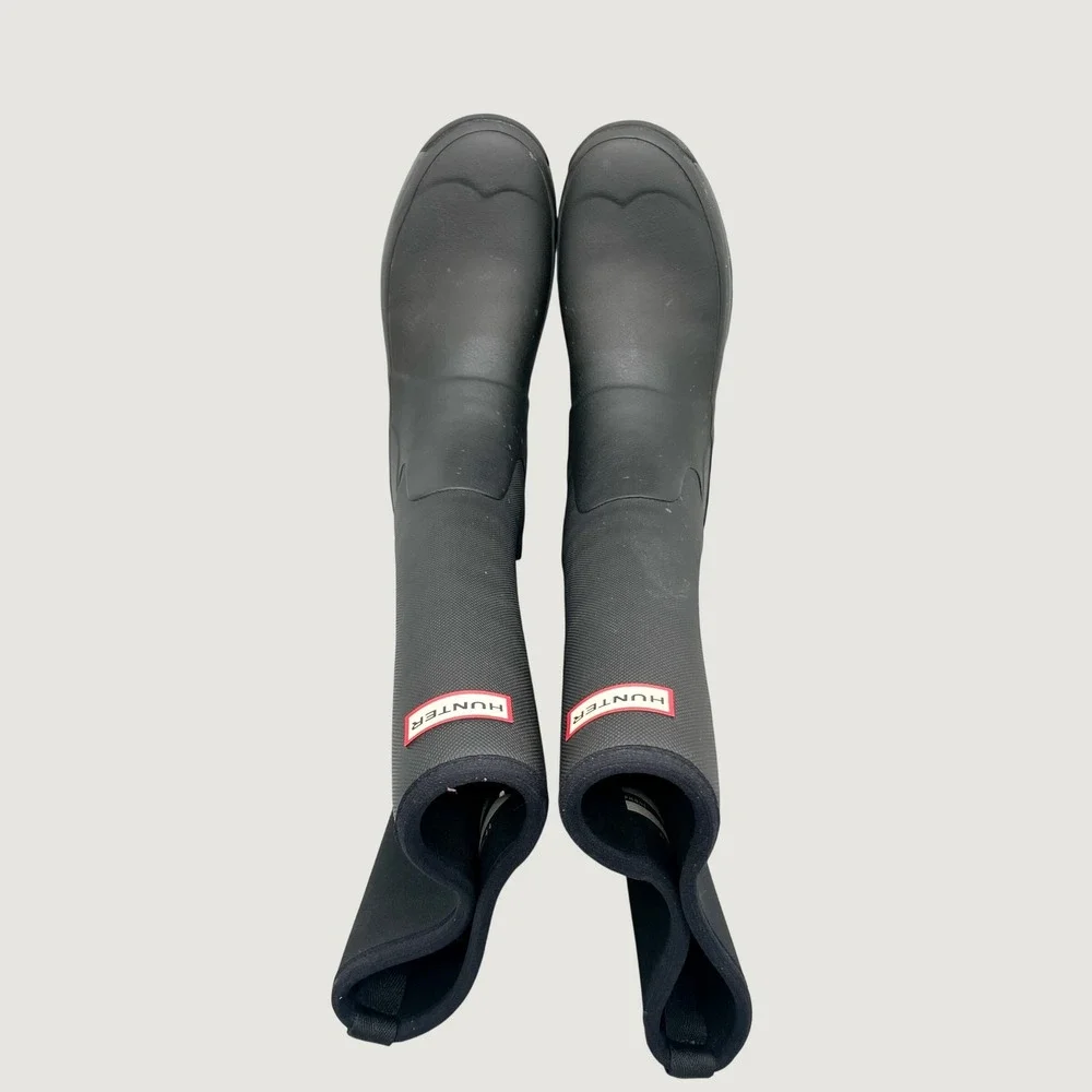 Hunter Balmoral Field Hybrid Tall Boots Mens 11 Black Equestrian Gorpcore Rain